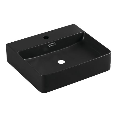 Somany Sanarius Art Basin Matt Black