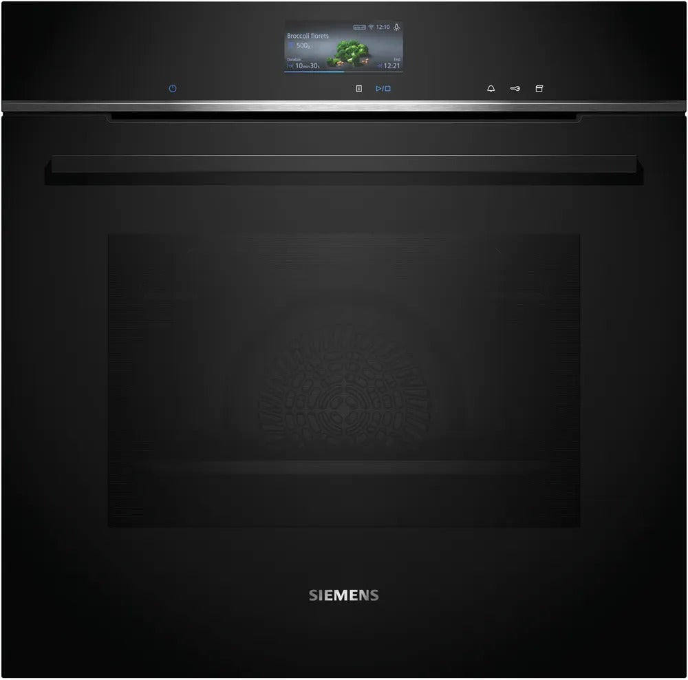 Siemens iQ700 Built-in Oven With Steam Function 60 X 60 Cm Black HS736G3B1I