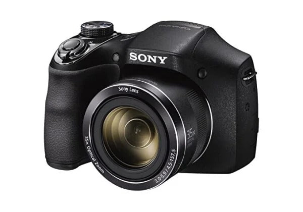 प्रयुक्त Sony DSCH300/B डिजिटल कैमरा काला