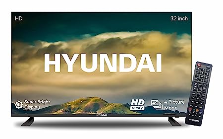 Open Box Unused Hyundai 80 cm 32 inches HD Ready LED TV ATHY32HDB18W Black
