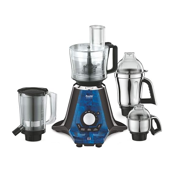 Open Box Unused Preethi Plastic Zodiac 2.0 Mg235 Mixer Grinder, 750 Watt With 4 Jars Includes 3 In 1 Insta Fresh Juicer Jar & Master Chef Food Processor Jar