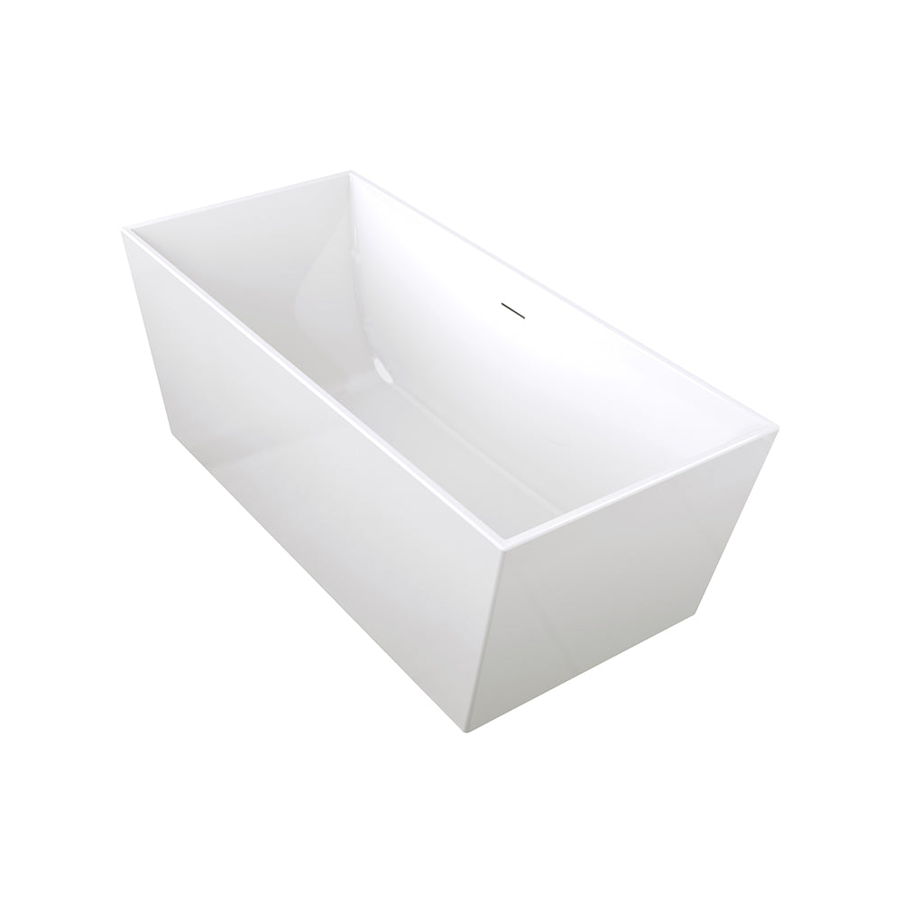 Kohler Evok 2.0 Seamless 1.7m Rectangular Freestanding Bath in White K-25164T-0