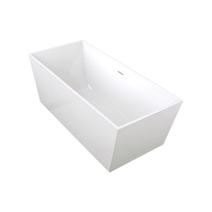 Kohler Evok 2.0 Seamless 1.7m Rectangular Freestanding Bath in White K-25164T-0