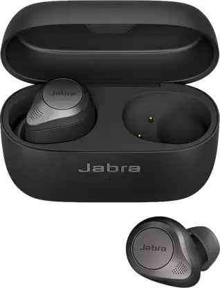 Open Box, Unused Jabra Elite 85t with Advanced Active Noise Cancellation Bluetooth Headset Titanium Black True Wireless