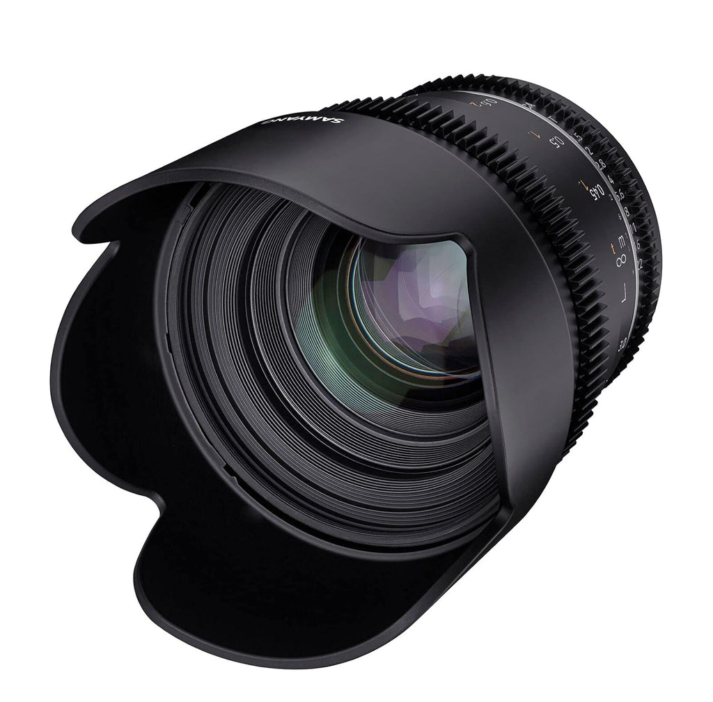 Used Samyang MF 50MM T1.5 VDSLR MK2 Lens for Sony E