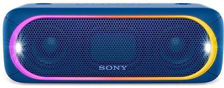 खुला बॉक्स अप्रयुक्त Sony SRS-XB30/LC-IN5 1.0 चैनल वायरलेस ब्लूटूथ पोर्टेबल स्पीकर नीला