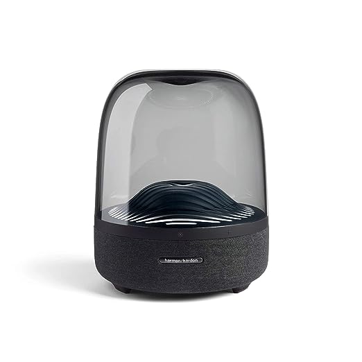 Harman Kardon Aura Studio 3, Award Winning Timeless Iconic & Elegant Design, Bluetooth Speaker with 360-Degree Immersive Sound & Ambient Light Effects
