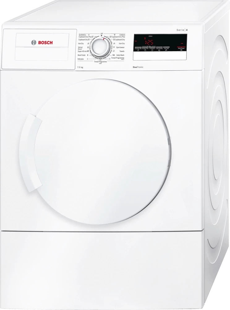 Open Box, Unused Bosch 7 kg with Dry Clothes Dryer with In-built Heater White WTA74201IN)