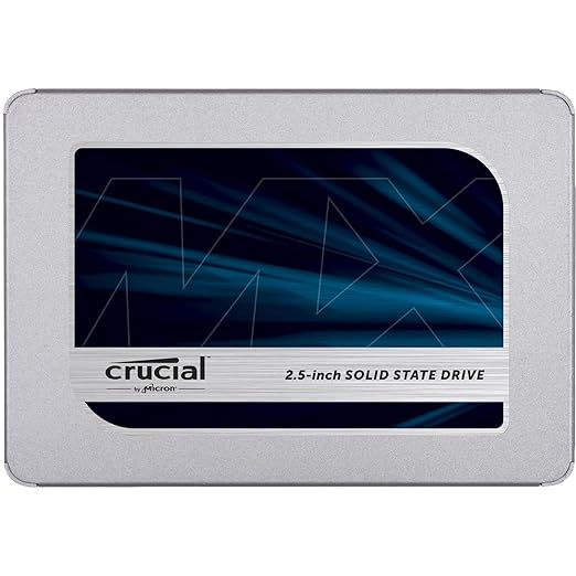 Open Box Unused Crucial MX500 500GB 6.35 cm 2.5-inch SSD