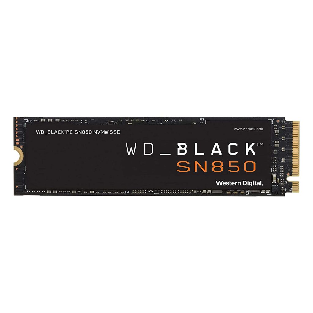 Open Box Unused Western Digital WD SN850 1TB, PCIe Gen 4 SSD 7000MB/s R, 5300MB/s W for Gaming & Content Creators Black