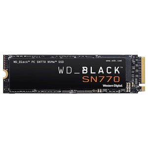 Open Box Unused Western Digital WD Black SN770 NVMe 500GB, Upto 5000MB/s, 5Y Warranty, PCIe Gen 3 NVMe M.2 (2280), Gaming Storage, Internal Solid State Drive (SSD) WDS500G3X0E