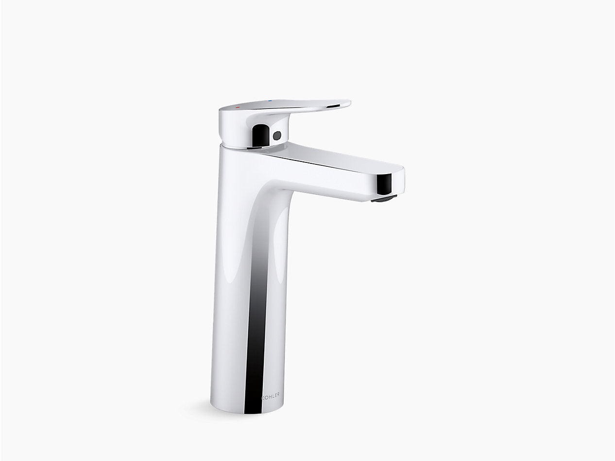 Kohler Accliv Single-control Tall Basin Faucet in Polished Chrome K-33063IN-4ND-CP