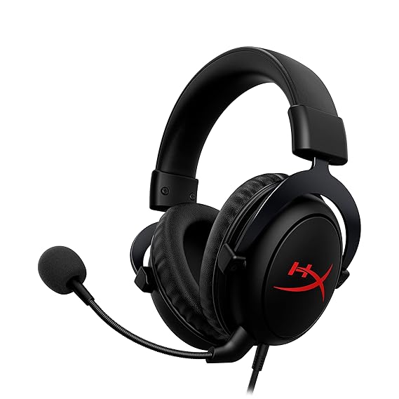 Open Box, Unused HyperX Cloud Core On-Ear Wired Gaming Headset with Mic