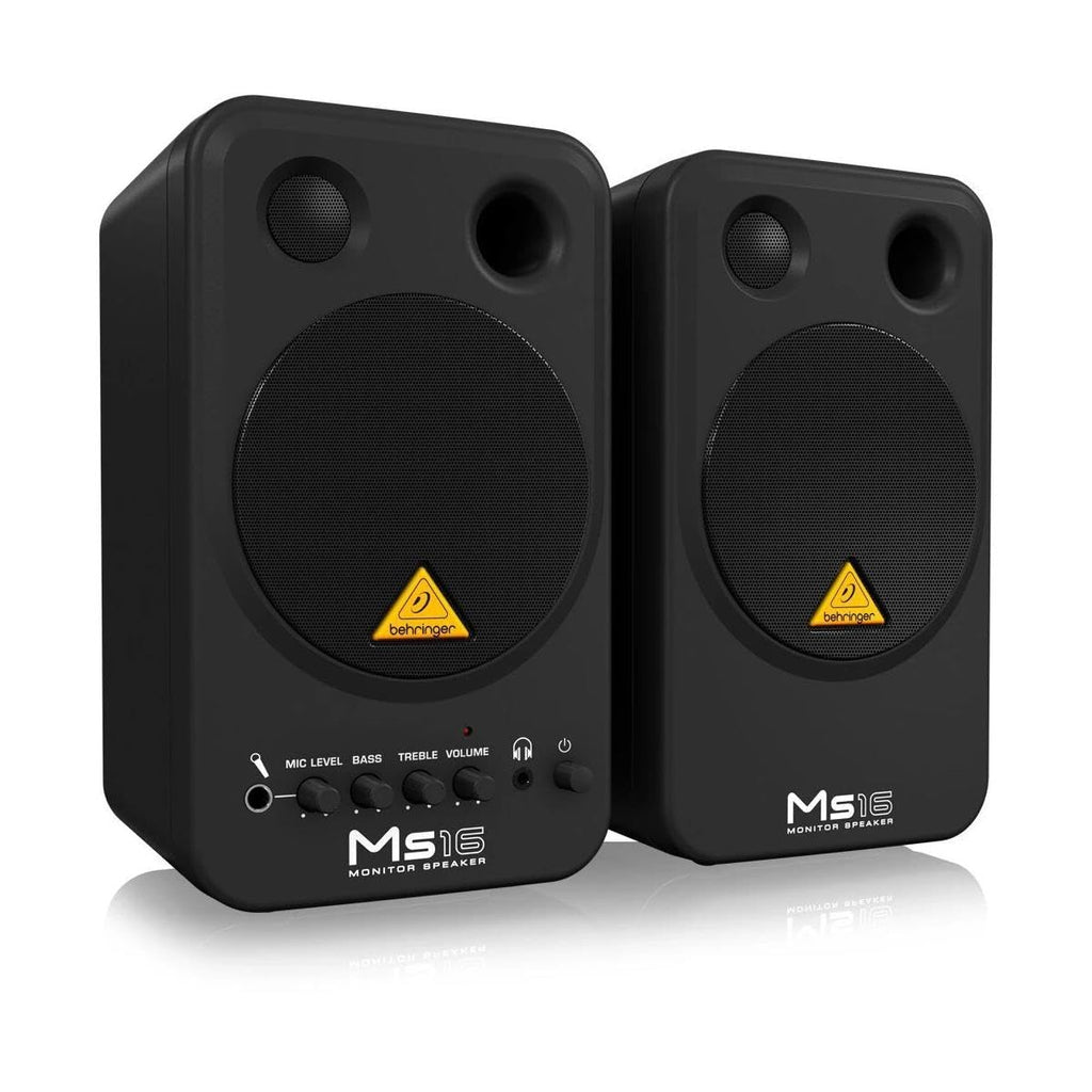 Behringer MS16 Active Personal Monitor Speaker System Pair