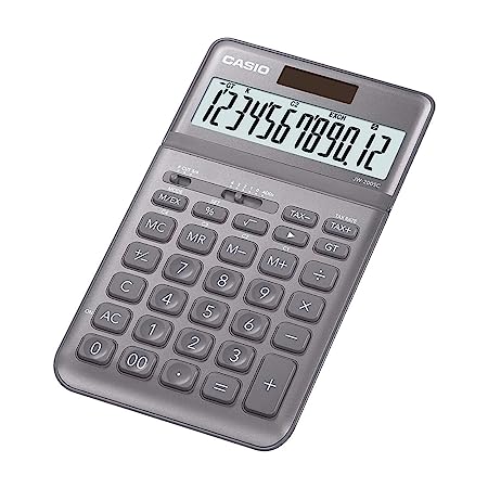 Casio JW-200SC-GY Premium & Stylish Calculator Grey
