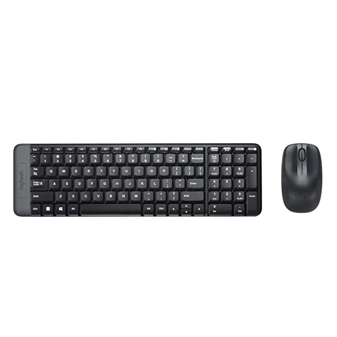 Open Box, Unused Logitech MK220 Compact Wireless Keyboard and Mouse Set