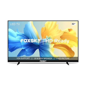 Open Box Unused Foxsky 80 cm (32 inches) HD Ready LED TV 32FSN Black