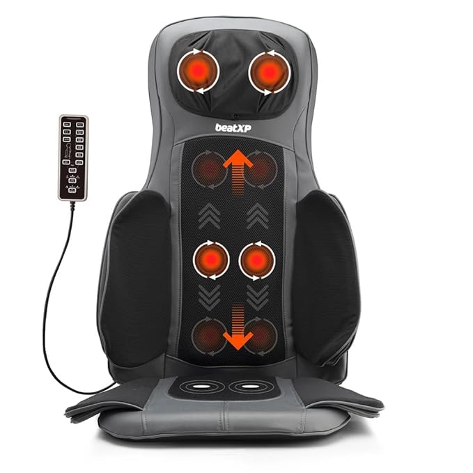 Open Box, Unused beatXP PowerHeal Go Car Seat Massager Chair for Full Body Pain Relief