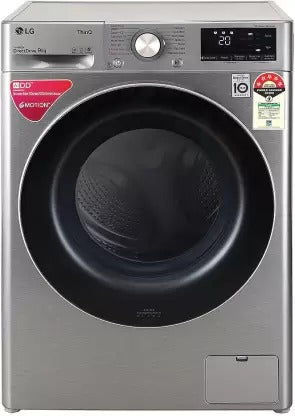 Open Box,Unused LG 9 kg AI Direct Drive Technology Fully Automatic Front Load Washing Machine Silver FHV1409ZWP