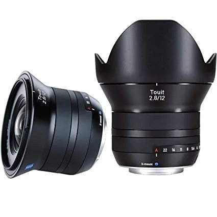 Used Zeiss Touit 2.8/12 Wide-Angle Camera Lens for Fujifilm X-Mount Mirrorless Camera