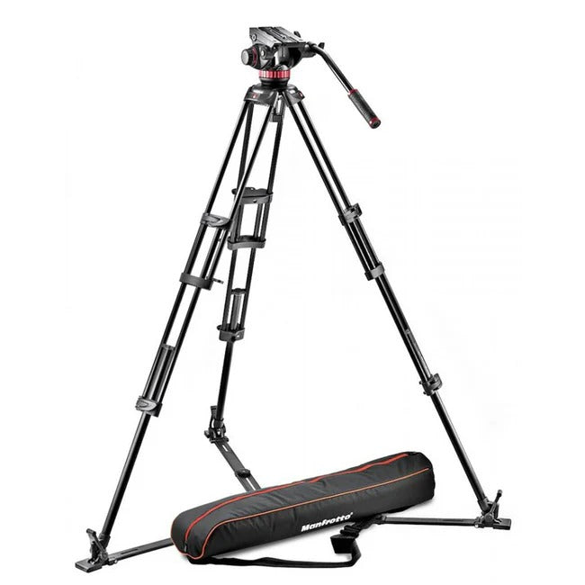 Manfrotto MVH502A,546GB-1 502 Fluid Video Head & 546gb Alu Twin Leg Tripod