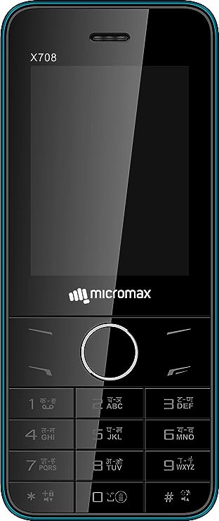 Open Box Unused Micromax X708 Black+Blue