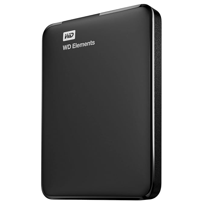 Open Box Unused Western Digital WD 1.5TB Elements Portable Hard Disk Drive, USB 3.0, Compatible with PC, PS4 and Xbox, External HDD WDBU6Y0015BBK-WESN