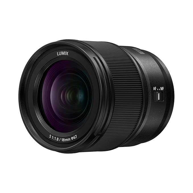 Panasonic LUMIX S Series Camera Lens, 18mm F1.8 L-Mount Interchangeable Lens