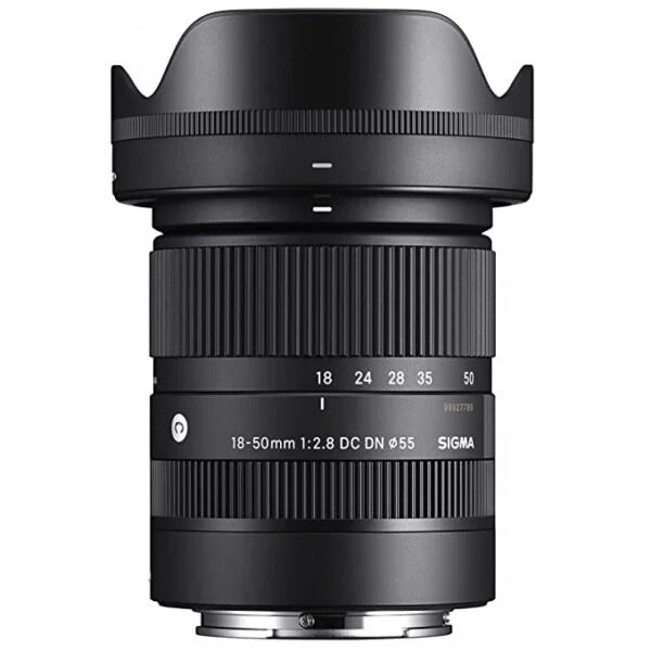 Sony E मिररलेस कैमरों के लिए प्रयुक्त सिग्मा 18-50mm F2.8 DC DN समकालीन DSLR कैमरा लेंस