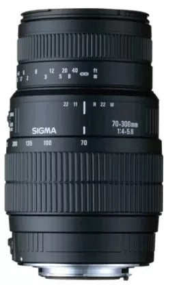 Used Sigma 70 - 300 Mm F4-5.6 Dg Macro for Nikon Digital Slr Telephoto Zoom Lens
