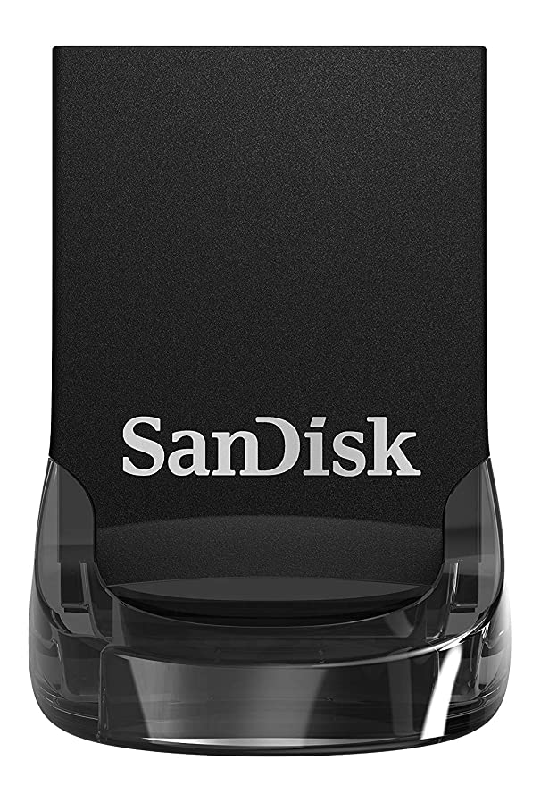 ओपन बॉक्स, अप्रयुक्त सैनडिस्क SDCZ430-064G-I35 अल्ट्रा फिट 3.1 64GB USB फ्लैश ड्राइव ब्लैक 3 का पैक