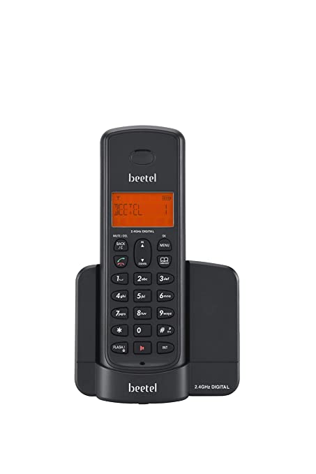 ओपन बॉक्स, अप्रयुक्त Beetel X90 कॉर्डलेस 2.4Ghz लैंडलाइन फोन कॉलर आईडी डिस्प्ले के साथ 4 का पैक