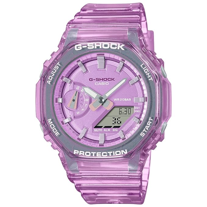 Casio G-Shock Analog-Digital Pink Dial Women Watch G1290 GMA-S2100SK-4ADR