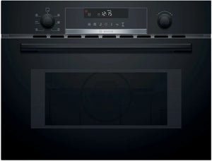 Bosch Series 6 Built-in Microwave Oven With Hot Air Black CMA585MB0I