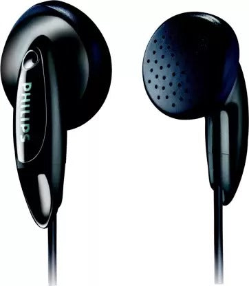 Open Box Unused Philips SHE1350 Wired without Mic Headset Black, In the Ear Pack of 10