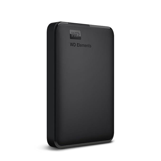 Open Box Unused Western Digital WD 1TB Elements Portable Hard Disk Drive, USB 3.0, Compatible with PC, PS4 and Xbox, External HDD WDBHHG0010BBK-EESN