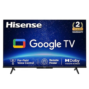 Open Box Unused Hisense 126 cm (50 inches) Bezelless Series 4K Ultra HD Smart LED Google TV 50A6H Black