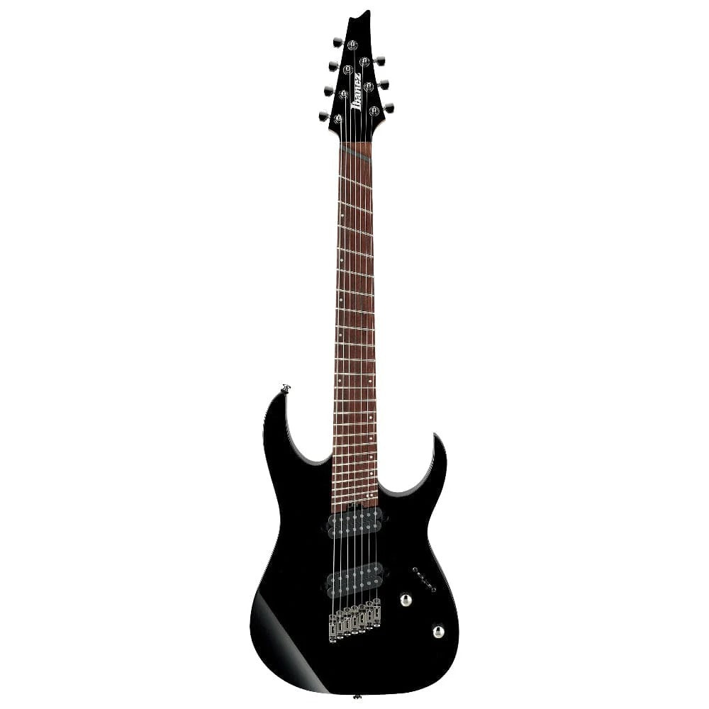 Ibanez RGMS7 RG Standard Multi Scale 7 String Electric Guitar Black