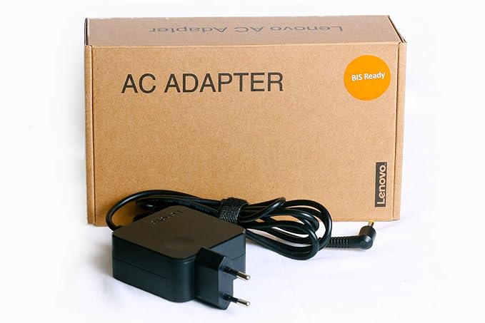 Open Box, Unused Lenovo Plastic Gx21M75594 45W Laptop Adapter/Charger with Power Cord for Select Models of Lenovo Round Pin Pack of 2