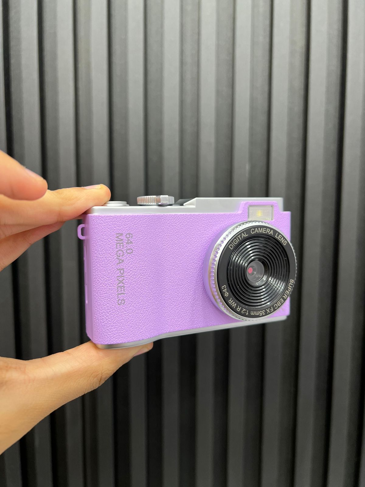 Vintage LK003 2.4 inch Dual-lens 4K HD CCD Camera Retro Kids Camera Purple