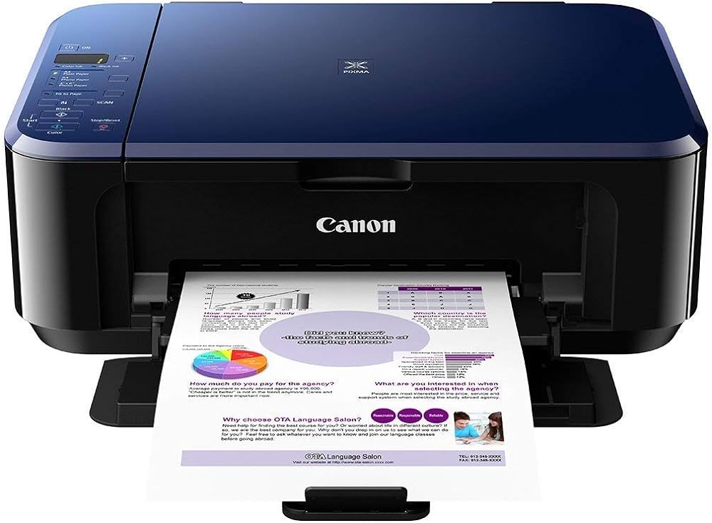 Open Box Unused Canon Pixma E510 Multi-function Color Inkjet Printer Borderless Printing