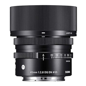 Sigma 45mm f/2.8 DG DN Contemporary Lens for Sony E-Mount Cameras Black