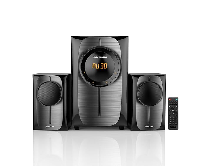 Open Box Unused Jack Martin JM 701 Bluetooth/SD Card/USB 2.1 Home Theatre Speaker System with Built in FM Radio