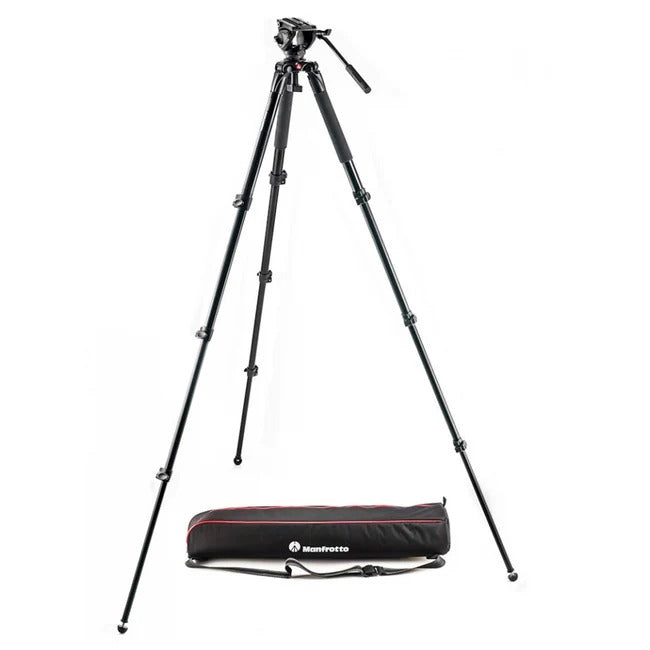 Manfrotto MVK500AQ 500 Fluid Video Head & Alu Single Leg Tripod