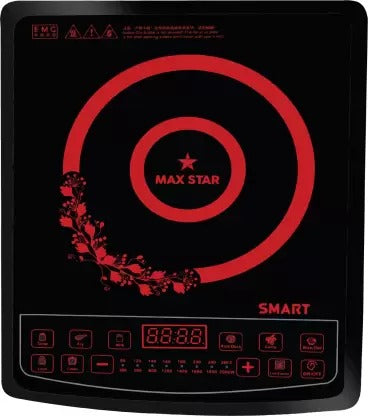 Open Box,Unused Max Star Ic02 Induction Cooktop Black Touch Panel
