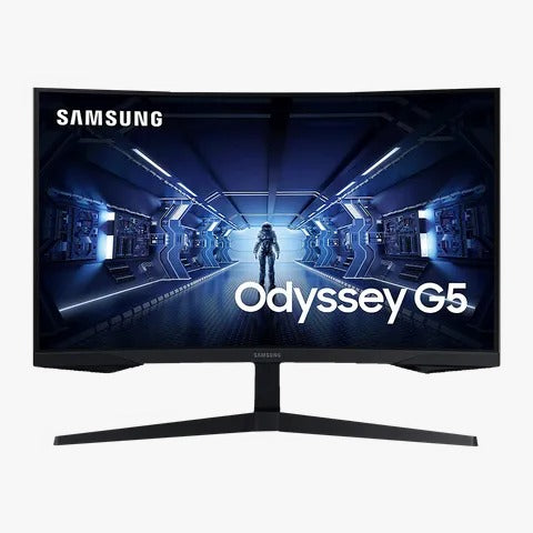 Open Box Unused Samsung 27-inch (68.4 cm) Curved Gaming Monitor Full HD, AMD Free Sync LC27G55TQWWXXL
