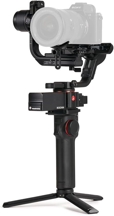 Used Manfrotto MVG300XM, Portable and Modular 3-Axis Professional Gimbal Stabilizer for Compact Camera