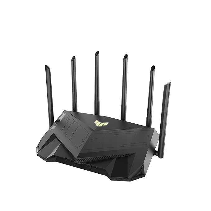 Open Box Unused Asus TUF Gaming AX5400 Dual Band WiFi 6 Extendable Gaming Router, Gaming Port, Mobile Game Mode