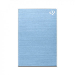 Open Box, Unused Seagate One Touch 2TB External HDD with Password Protection Light Blue, for Windows and Mac, with 3 yr Data Recovery Services, and 4 Months Adobe CC Photography STKY2000402