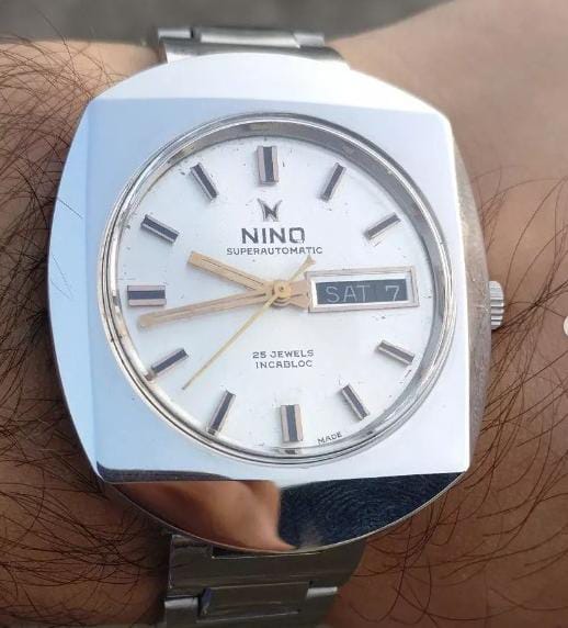 Vintage Nino Superautomatic 25 Jewels Incabloc Watch Code 40.M4